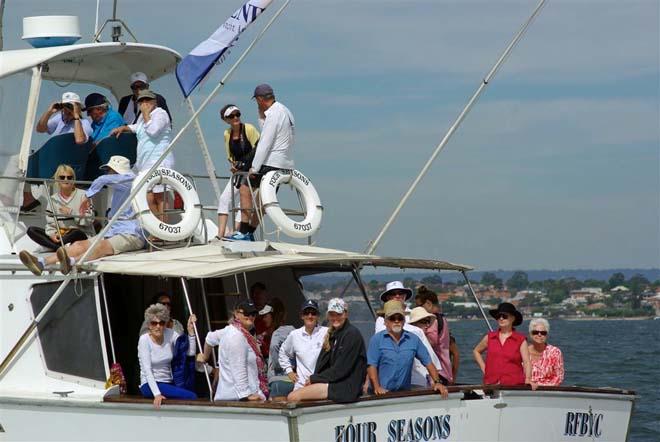Four Seasons spectator boat ©  Rick Steuart / Perth Sailing Photography http://perthsailingphotography.weebly.com/